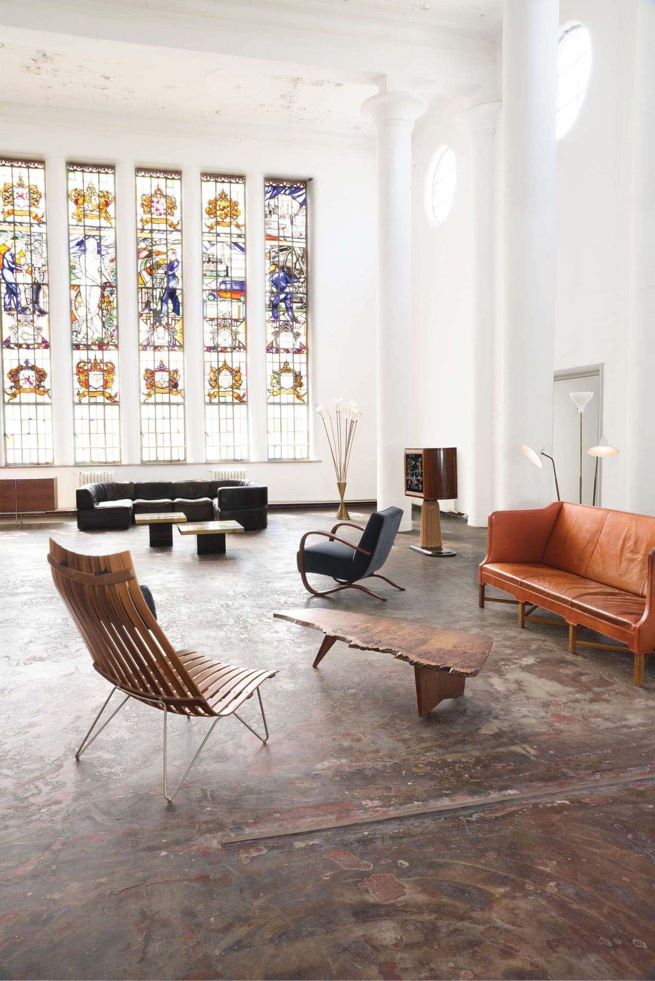 De showroom van Morentz met gerestaureerd design