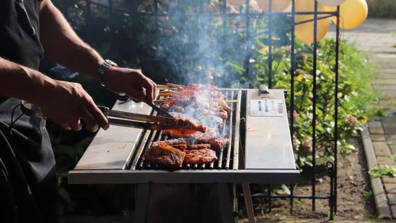 De BBQ van Biologische Slagerij Wim Kok op het lustrumfeest van JoinSeven