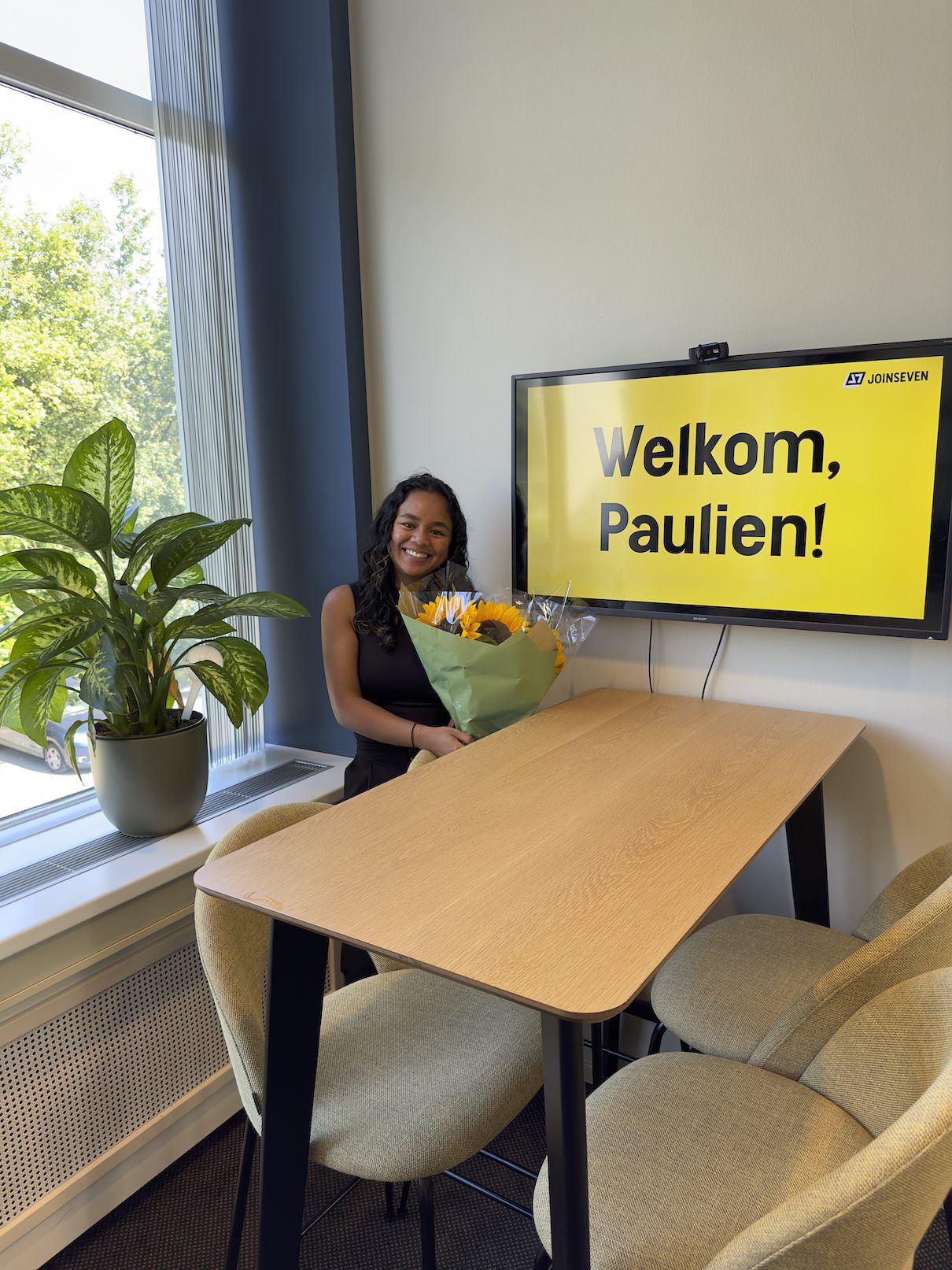 Paulien eerste dag